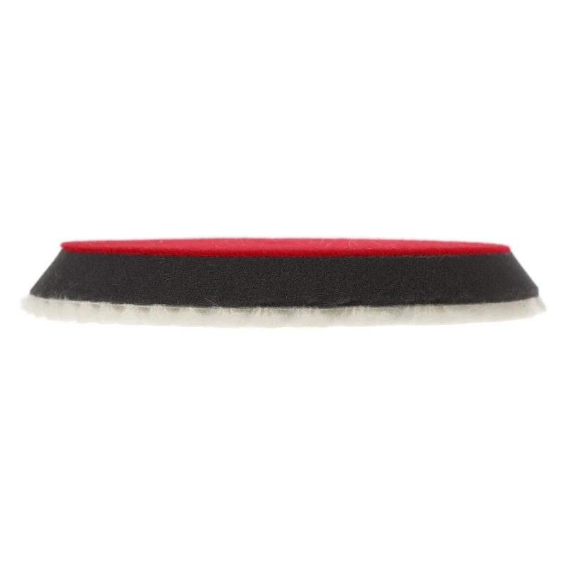 QILEJVS 6/7 inch 150mm Car Auto Soft Wool Buffing Polishing Pad Professional Detailing Mixed Color