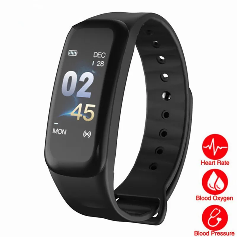 

Sport Smart Bracelet 2018 New Color Screen Fitness Tracker Blood Pressure Heart Rate Sleep Monitor Wristband Smart Bracelet