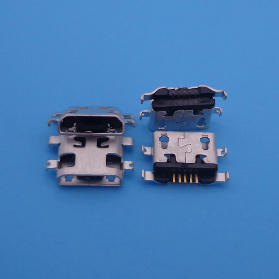 

12PCS/Lot Micro USB Charge Port Charging Socket Jack Connector For Lenovo A708T S890 / For Alcatel 7040N For HuaWei G7 G7-TL00