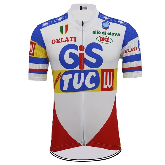 Retro Tour de France cycling Jersey set ropa Ciclismo Men short sleeve