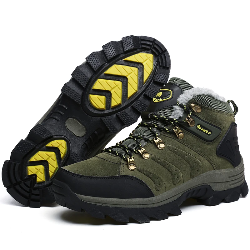 Winter Hiking Shoes Men Outdoor Waterproof snow shoes Sport Trekking Mountain excursion Climbing sneakers plus size 47 Winter Hiking Shoes Men Outdoor Waterproof snow shoes Sport Trekking Mountain excursion Climbing sneakers plus size 47