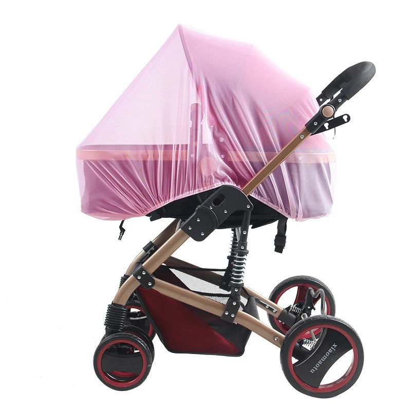 Pink Mosquito Net Детская коляска солнцезащитный козырек Солнцезащитный козырек чехол для коляски Аксессуары для колясок автомобильное сиденье Багги коляска солнцезащитный капюшон Детские аксессуары - Цвет: Pink Mosquito Net