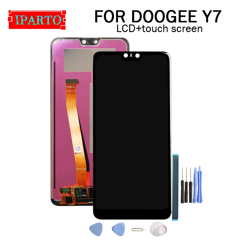 5 84 дюймовый ЖК дисплей для DOOGEE Y7 + кодирующий преобразователь сенсорного экрана в
