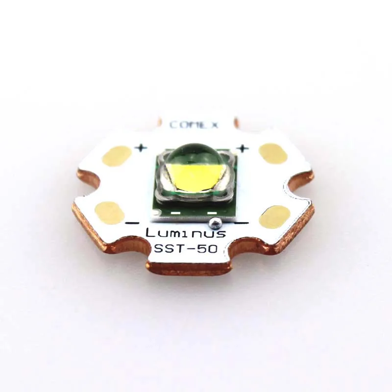 Luminus 15W SST 50 6500K светодиодный излучатель с 21 мм медной звездой|led emitter|emitter ledluminus led |