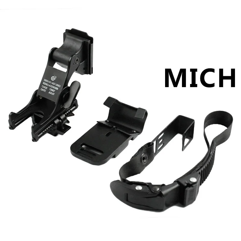 XUE NVG Rhino Support de Fixation pour Rapide Mich M88/ Casque Tactique Lunettes de Vision de Nuit Rabattable /à kit de Montage pour PSV-7/ Psv-14