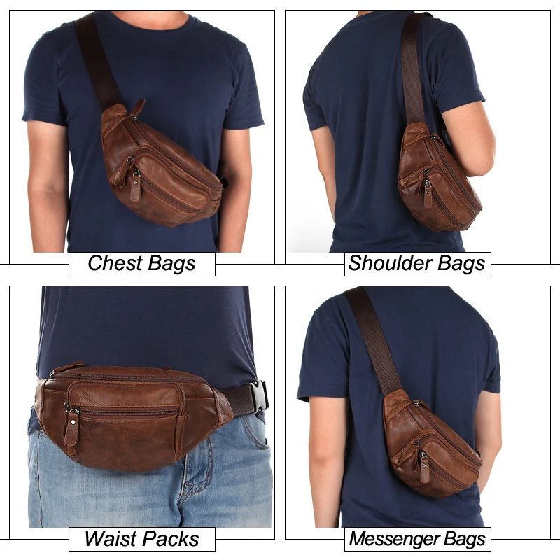 2018 Men Waist Packs Genuine Leather Travel Bag Male 2018 Men Waist Packs Genuine Leather Travel Bag Male Pack Belt Phone Pouch Bags Small In From Luggage On