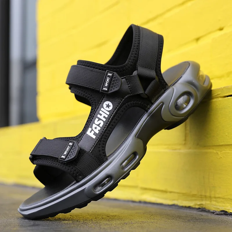 

2019 new Men air cushion sandals patchwork nonslip sandal top quality outdoor sandal for man zy323