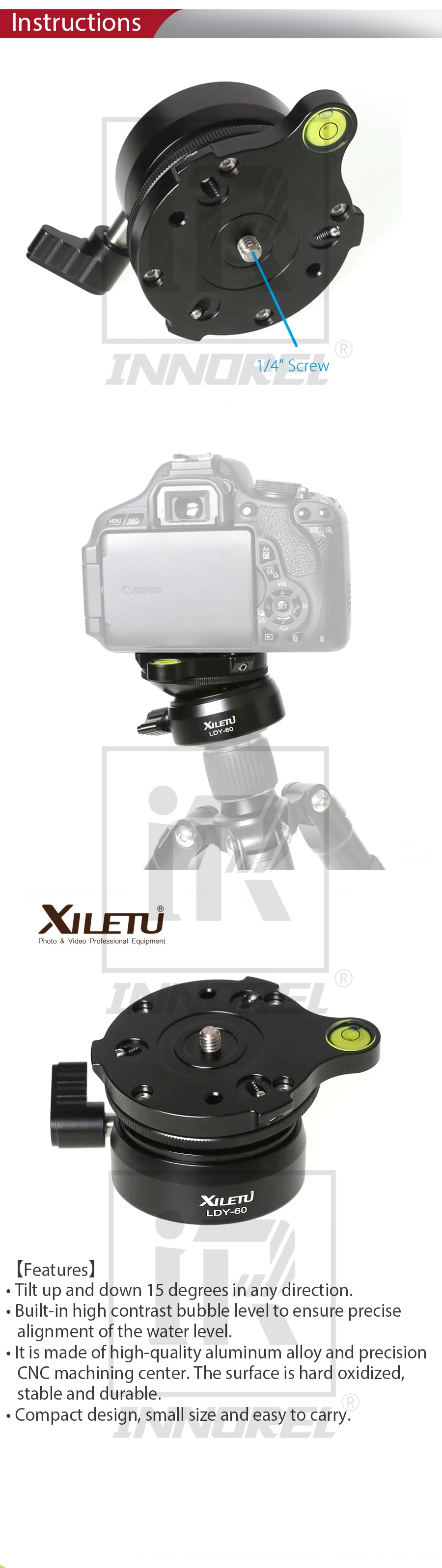 Cheap panoramic head for tripod