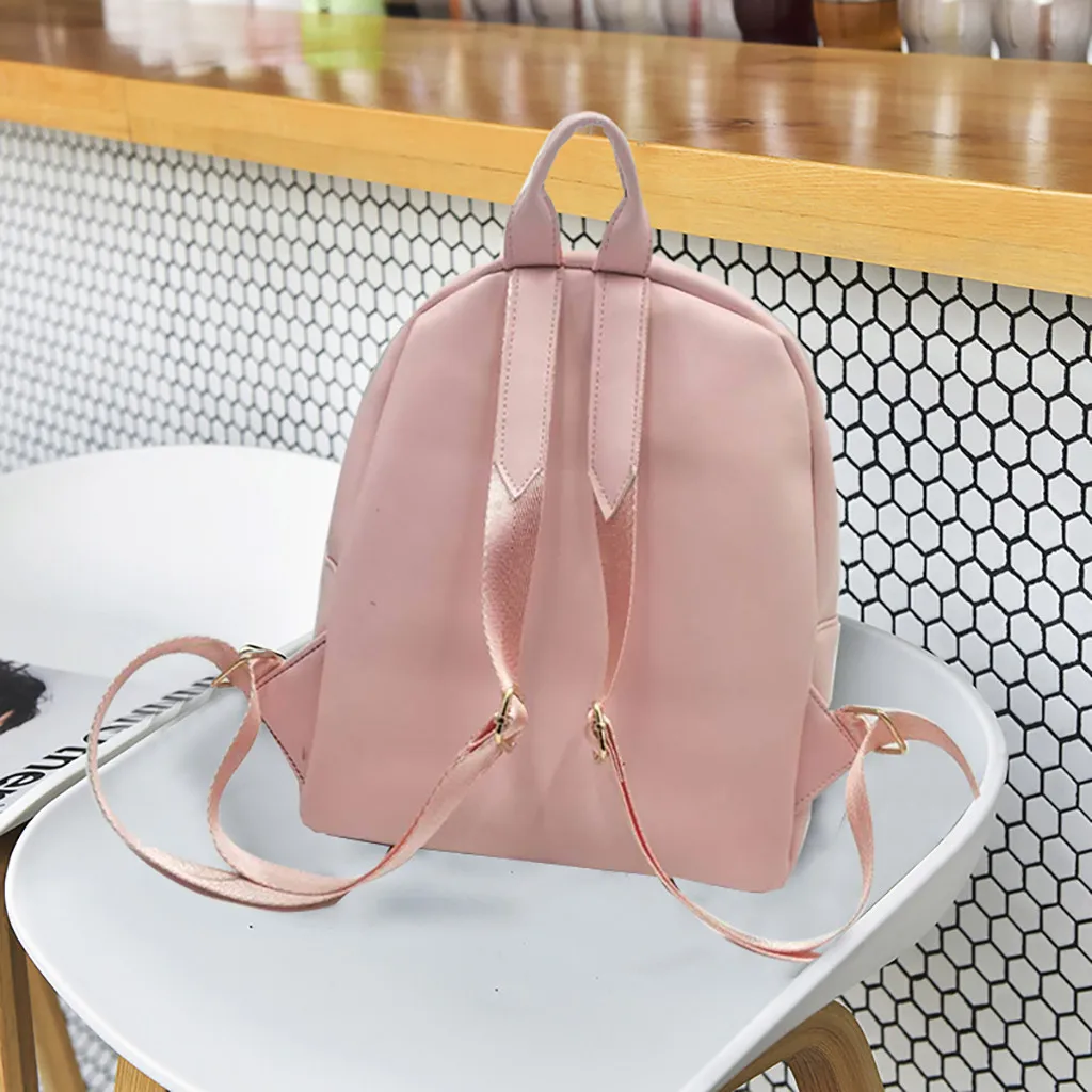 Горячая женский рюкзак сияющий цвет блестки рюкзак женский цветочный кожаный рюкзак для девочек маленькая дорожная школьная сумка# T2