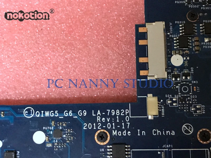 Материнская плата для ноутбука lenovo ideapad g580 15 &quotS989 LA 7982P 90001175 hm76 gma hd4000