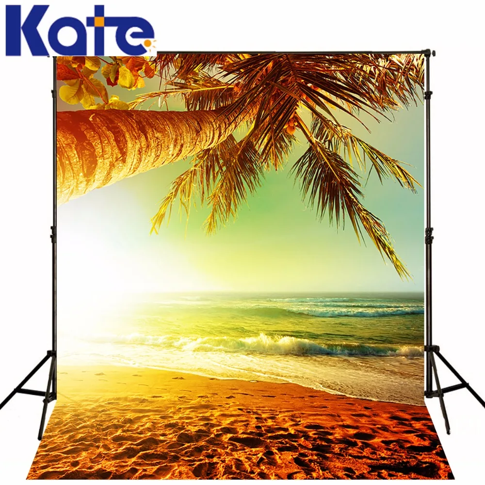 

Kate Photography Background Evening Dusk Sandy Beach Photo Backdrop For Summer Wedding,Party,Children Photographic Background