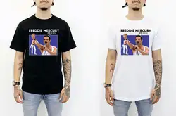 2019 Фредди Меркьюри вокалис королевы Повседневная футболка HypebeastMen с коротким рукавом Модная хлопковая футболка