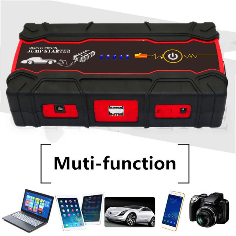 Car Jump Starter 12V 600A Peak Portable font b Battery b font Booster Pack 18000mAh Car