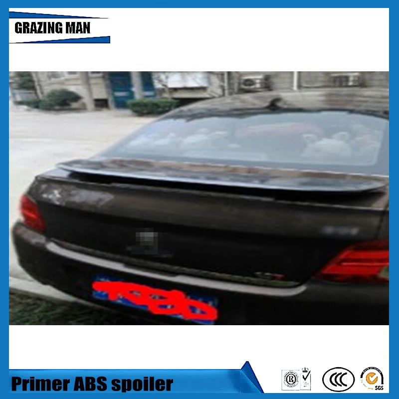 

Hot Sale ABS Primer Color Rear Trunk Spoiler For Peugeot 301