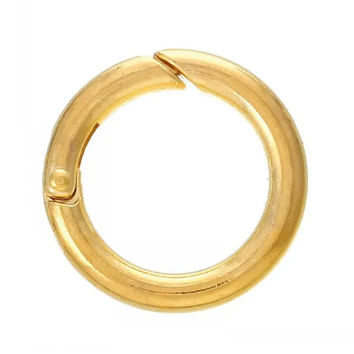 DoreenBeads Safety Rings Round Gold color 25mm Dia,10PCsin Jewelry