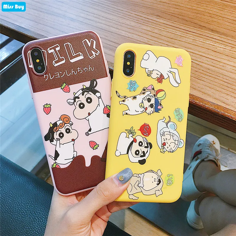 Забавный Милый мультяшный чехол для iPhone 6 6S 7 8 Plus IPhone X Xr XS Max силиконовая задняя