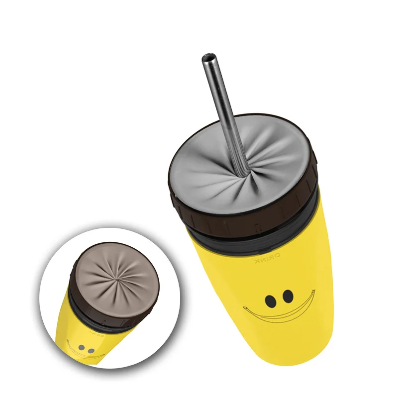 Portable Cup With Straw Polypropylene-pp Coffee Cup Lanyard Dustproof Cover Lid Outdoor Coffee Cups Retractable Travel Bottles
Portable Cup With Straw Polypropylene-pp Coffee Cup Lanyard Dustproof Cover Lid Outdoor Coffee Cups Retractable Travel Bottles