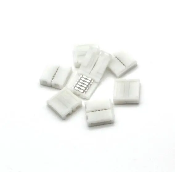 connector RGB CCT RGBW светодиодные ленты Разъем 6pin 5pin 4pin PCB беспайный переходник для RGB+ CCT светодиодные ленты клип легкий разъем 5 шт - Цвет: connector