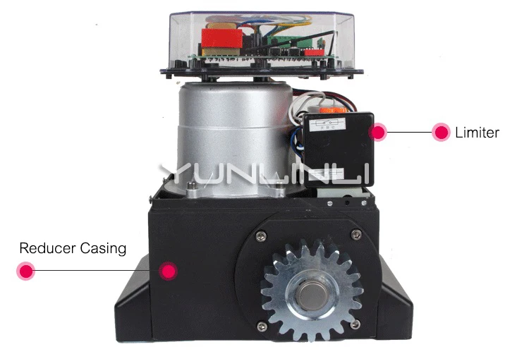 Электрический пульт дистанционного управления двери 2000 кг 220 В автоматическая система контроля раздвижных ворот Электрический сервомотор колесная машина Железный открывалка двери HY-750