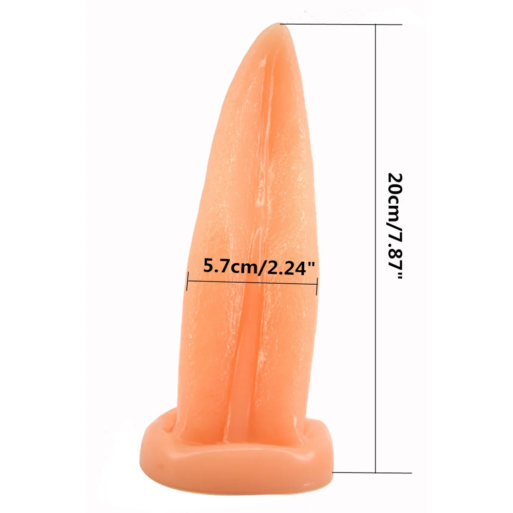 tongue type dildo huge anal plug g spot massage butt plug anal sex toys for women female Masturbation horse dildo sex toys
