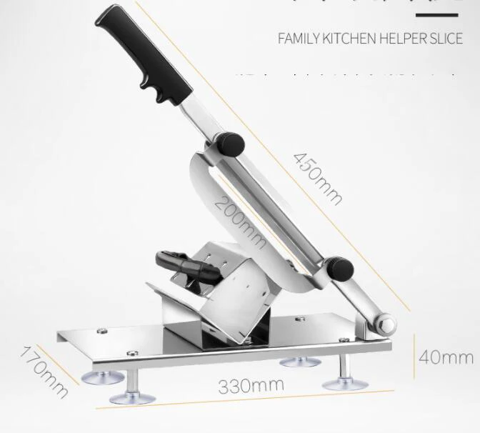 Ручная мясорубка говядины и баранины Slicer Главная сябу бараний жир говядины машину Rolls отрезок руки устройство для резки баранины