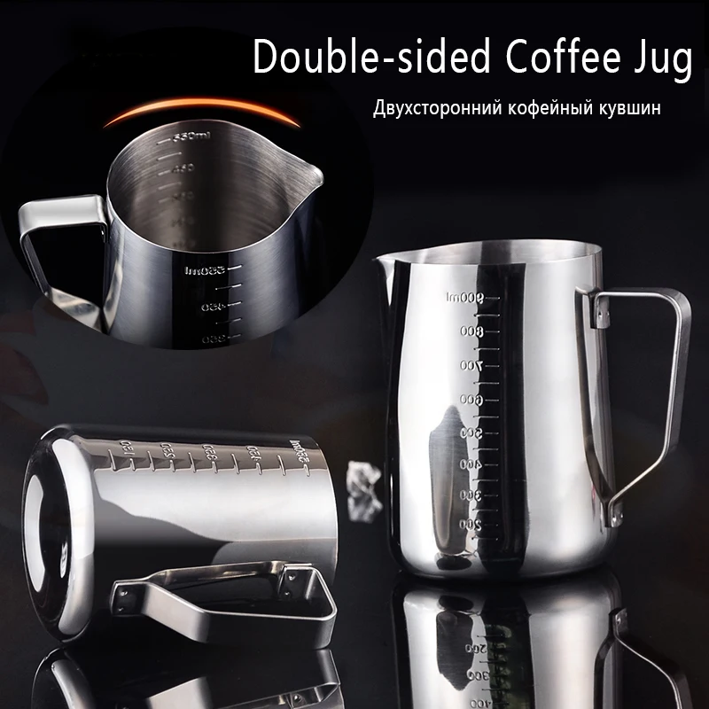 

Stainless Steel Milk frothing Jug Espresso Coffee Pitcher Barista Craft Coffee Latte Milk Frothing Jug Pitcher 350 550 950m