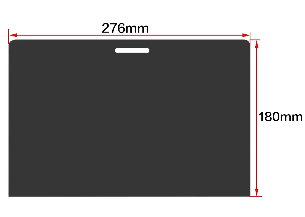 Высокое качество ПЭТ полноэкранные конфиденциальности фильтрующие экраны Защитная пленка для MacBook retina 12 дюймов ноутбук модель A1534, 276 мм* 180 мм
