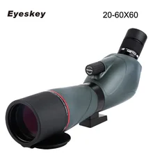Eyeskey 20-60x60 Zoom Impermeabile Angolato Cannocchiali w/Treppiede Nuovo