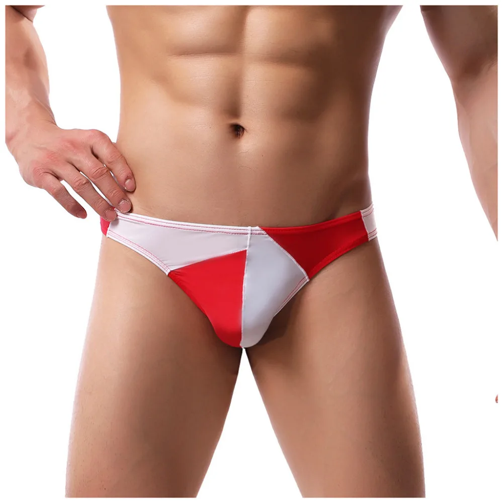 2019 men's summer ultra-thin shorts breathable big t-shirt briefs sexy shorts seaside sports casual beach shorts men 40J3 (3)