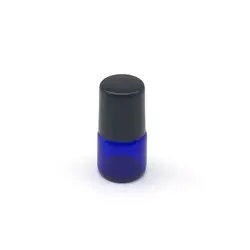 1 шт. мини мл Roll стекло бутылочки для эфирные масла духи многоразового синий ролик бутылка дезодорант содержит