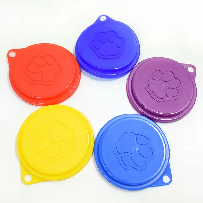 10Pieces/Pet Plastic Canned Cover Claw Print Style Pet Products Dog