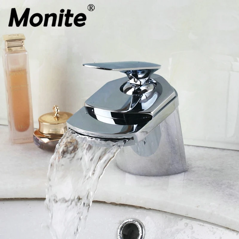 Best Waterfall Bathroom Faucet Deck Mounted Bathroom Basin Sink Chrome Polished Vanity Sink Mixer Tap Faucet Best Waterfall Bathroom Faucet Deck Mounted Bathroom Basin Sink Chrome Polished Vanity Sink Mixer Tap Faucet