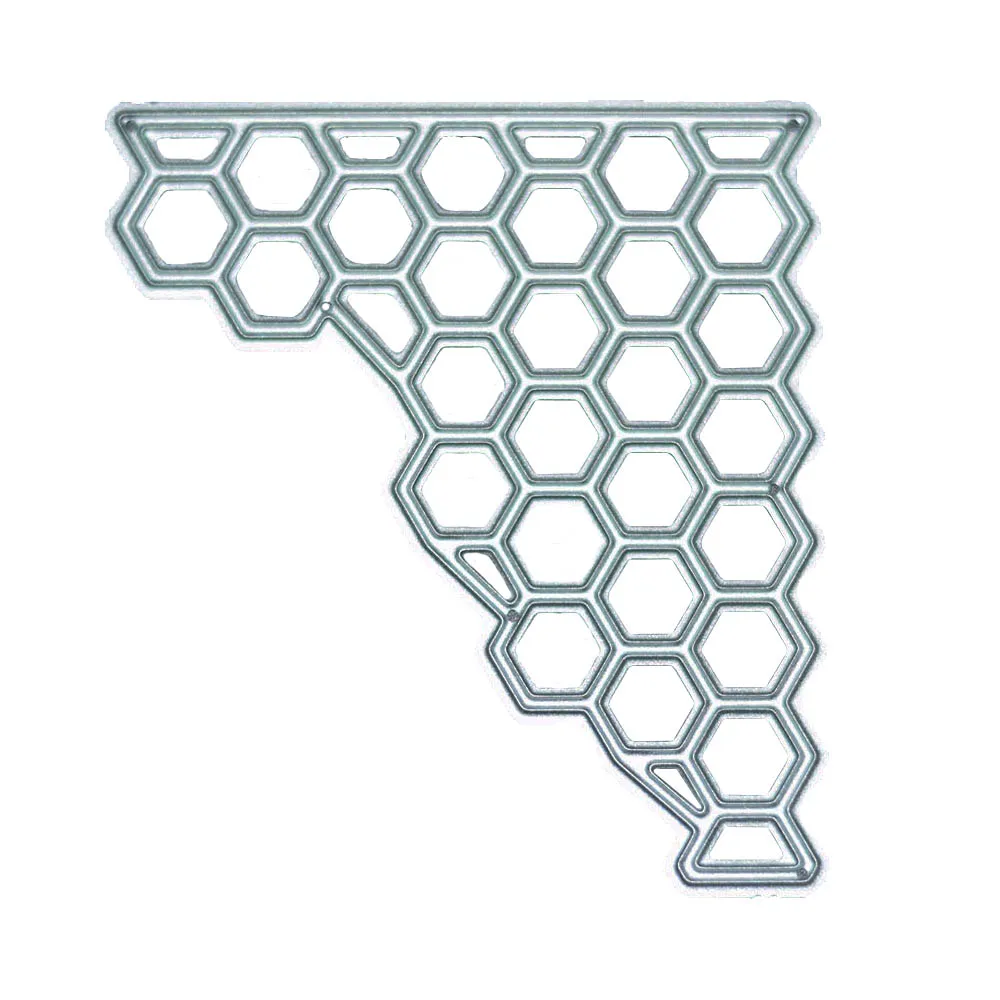Мини нерегулярные полигон Рамка металлический Трафарет Комплект Скрапбукинг металлический трафарет ремесло штамп высечки карточка с тиснением сделать