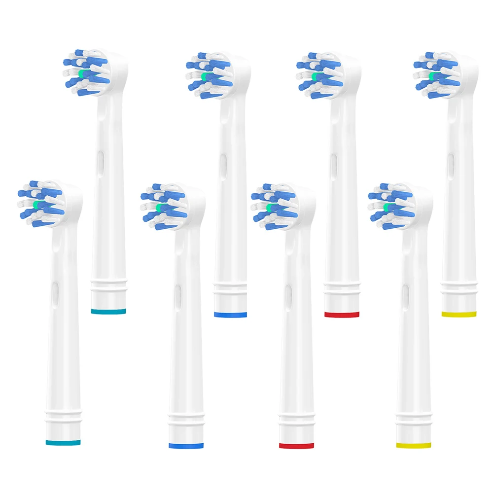 

8PCS Toothbrush Heads for Oral B, Refills Brush Heads for Oral-B CrossAction Electric Toothbrush, Bristles for Plaque Removal