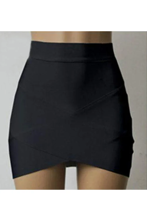 Hot andage Rayon Good Elastic Women Skirts Mini Sexy Slim Pencil
