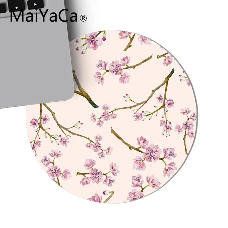 MaiYaCa Peach Blossom узор геймер скорость мыши розничная маленький резиновый коврик для мыши DIY ковер нескользящий коврик для мышки с аниме