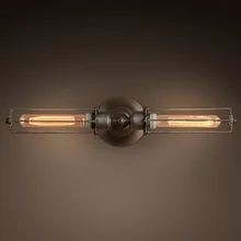 Эдисон двойной t185 клетка стены потолочный светильник из кованого железа деревенский регулировать лампы 2 варианта Применение