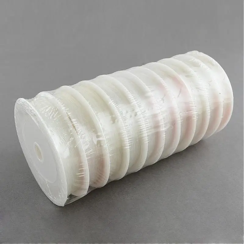 

10rolls/group 0.8mm Clear Crystal Thread for Jewelry Making Findings; about 8m/roll