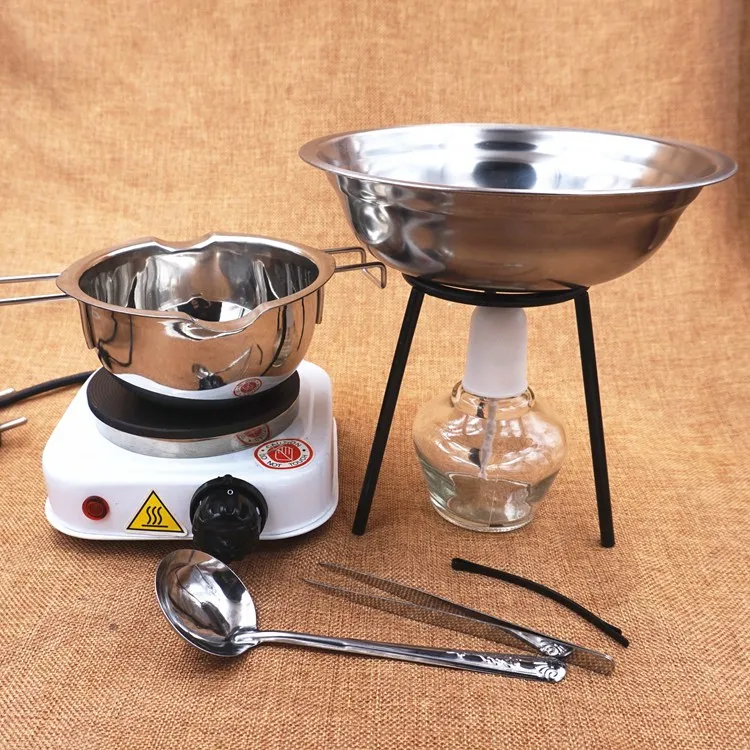 

Heating Induction Cooker DIY Handmade Tools Alcohol Lamp Melting Pot Spoons Tweezers DIY Candle Making Heating Tools Accessories