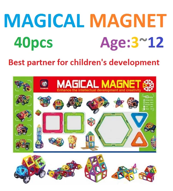 magical magnet 40 pcs