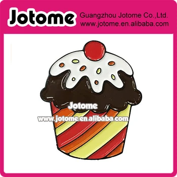 

Chocolate Cupcake Design Enamel Pin for Pastry Lover