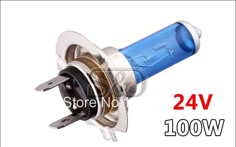 лампочки h7 лампы для авто 10 шт 24 V H7 100 W галогенная лампа супер яркий туман высокой