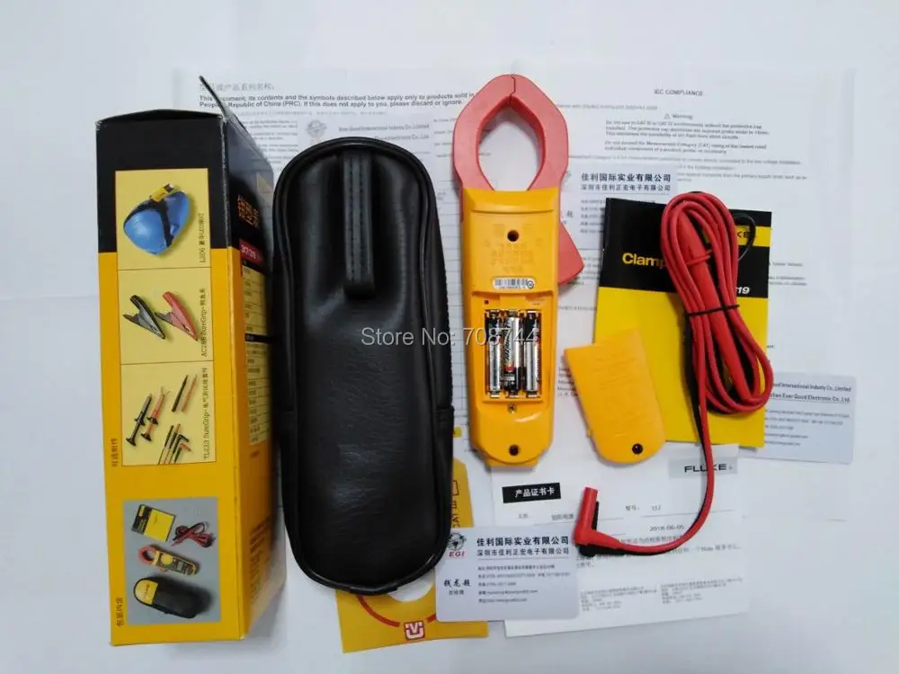 FLUKE 317 цифровой клещи мультиметр! Фирменная Новинка! F317 400A/600A