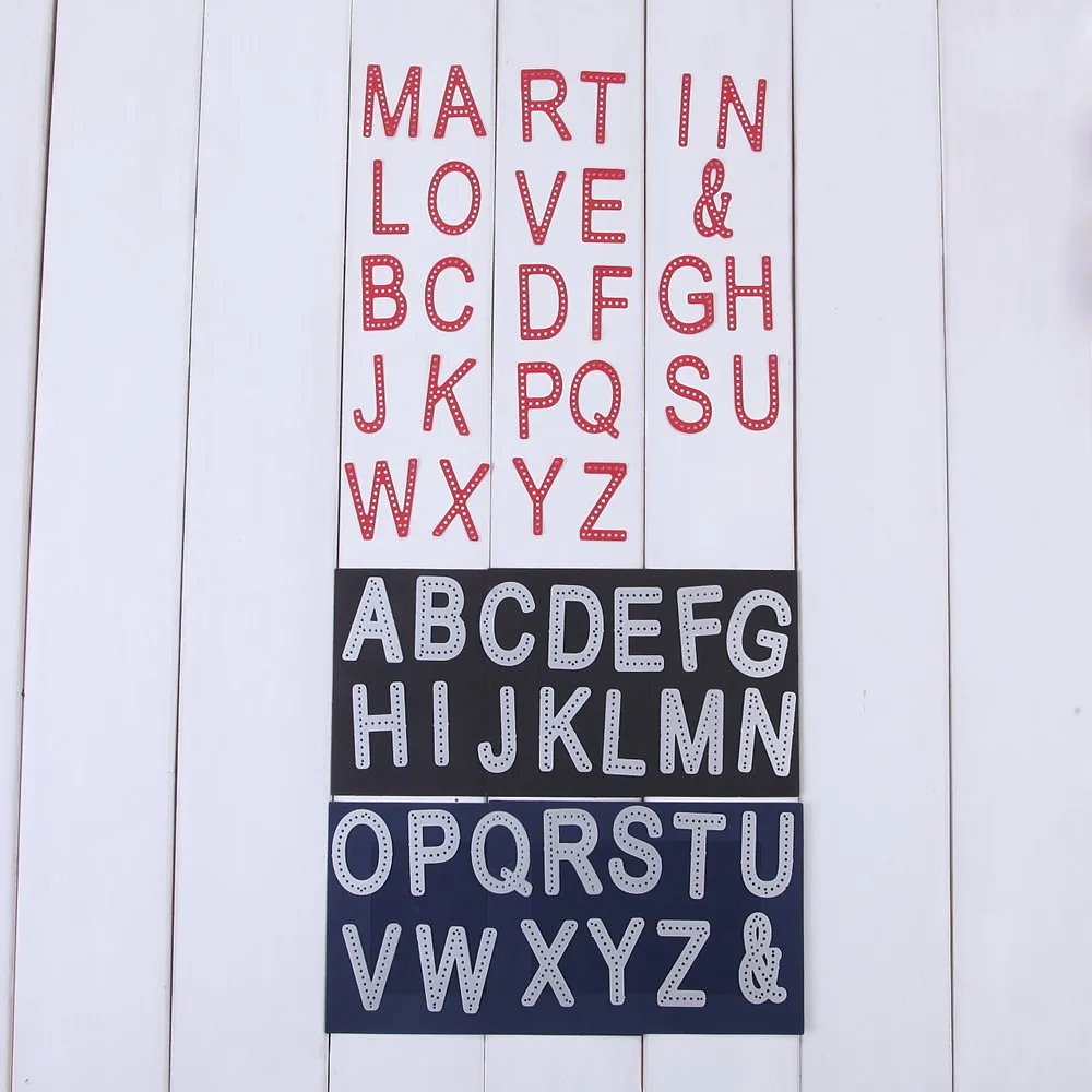 Magic Capital Letters Metal Cutting Dies For DIY Scrapbooking Album Paper CarS!