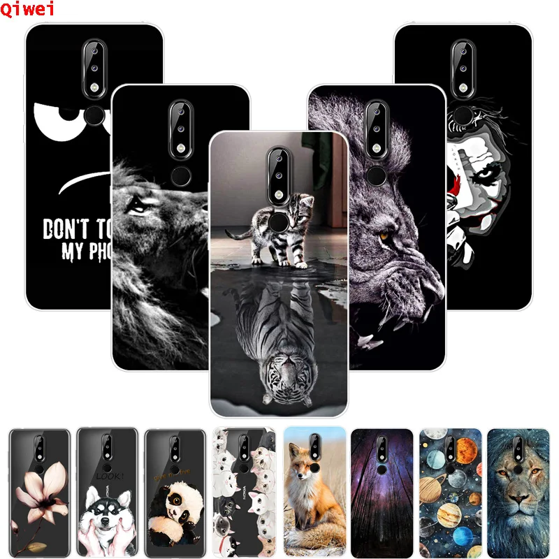 

For Nokia 5.1 Plus Case Cover Transparent Soft Silicone TPU Phone Case For Nokia 5.1 Plus X5 2018 Case Coque For Nokia5.1 Plus