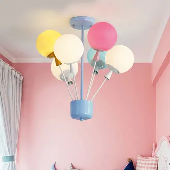 

Modern simplicity originality children's room boys and girls bedroom balloon pendant light