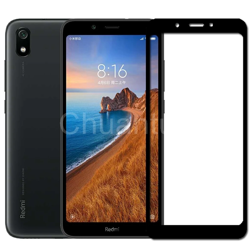 

30 Pcs/Lot 9H Premium Tempered Glass for Redmi 7A Full Coverage Screen Protector Protective Film for Xiaomi Redmi 7A