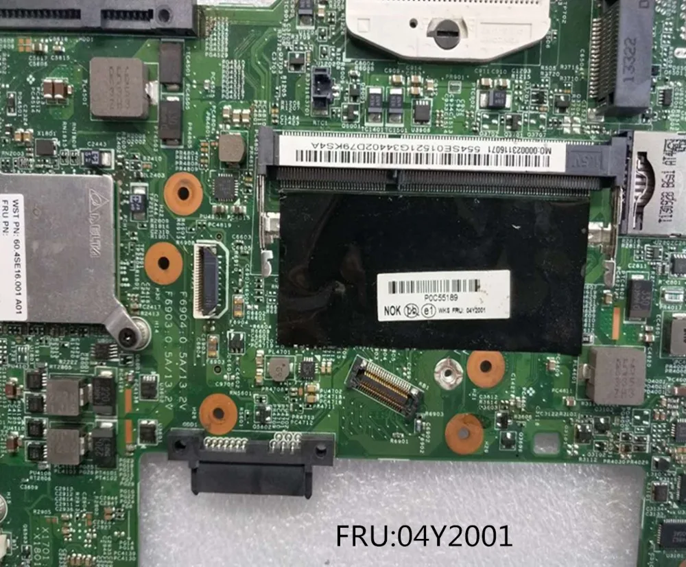 Материнская плата для ноутбука Lenovo ThinkPad L430 FRU 04Y2001 HM67 полный тест бесплатная