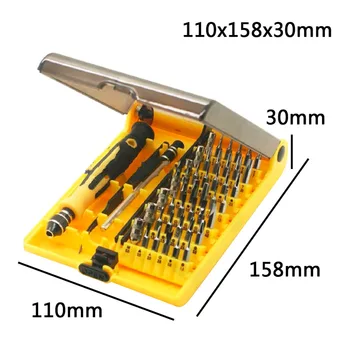 

Screwdriver Set 45 in 1 Professional Torx Precision For Watch/Computer for iPhone/Samsung /Smart Phone Repair Dismantle Tools