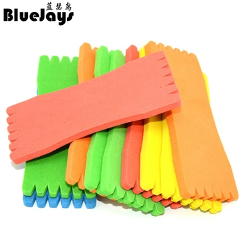 

10Pcs/lot EVA Foam Fishing Line Plate Fishing Winding Line Board 11.7cm Carp Lure Trace Wire Leader Swivel Fishing Tackle Box